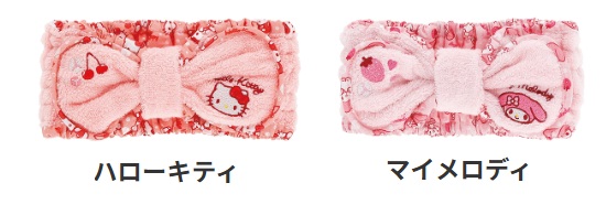 サンリオ マイメロディ リラックスベリー/ハローキティ リラックスチェリー　 ヘアバンド　3個入 3725019200・3725019100