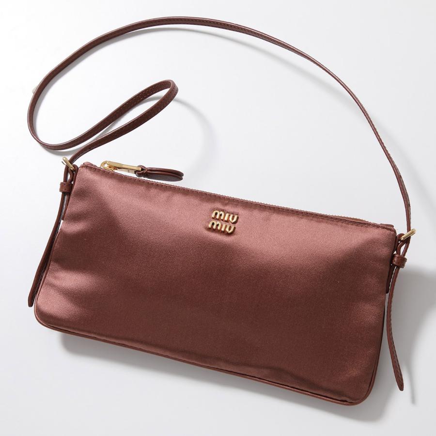 【miu miu】ミュウミュウ　ハンドバッグ サテン ミニポーチ ポシェット　1個から購入可能！ 5NI007