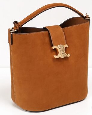 【CELINE】セリーヌ　 MEDIUM LOUISE　ミディアムバケット ルイーズ スエード バッグ 　1個から購入可能！ 116613GR5