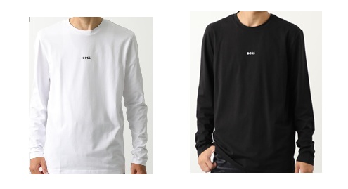 【HUGO BOSS】　ヒューゴボス 　メンズ　オレンジ 長袖 Tシャツ　全2色　1枚から購入可能！ 50473286