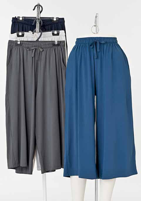 ナイロンPU冷感スムース7分丈パンツ　20枚入り  1004008171