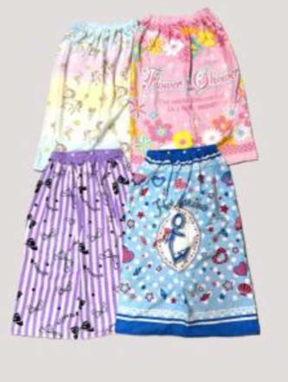 女児柄　大判ラップタオル　80cm　30枚入り  1004038651