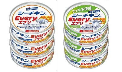 はごろもフーズ シーチキンEvery　オイル/オイル不要　3缶パック　240個入 4902560022651・4902560022682