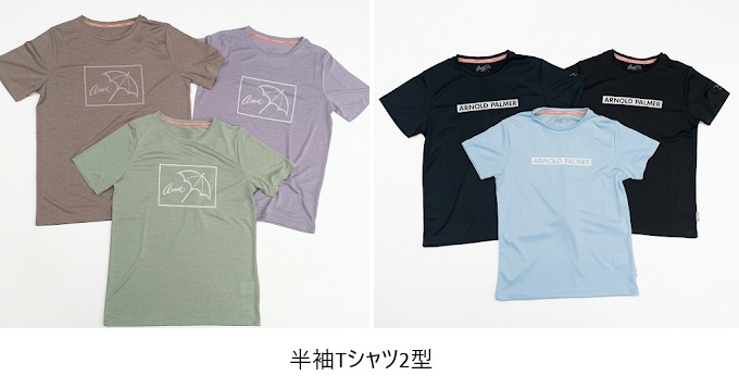 【AP】アーニーアーノルドパーマー　レディース　ロゴ　半袖/フレンチ　Tシャツ2型アソート　16枚入 1003990411・1003990421