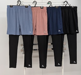 【S-3】レディース　COOLメッシュ　ハーフパンツ＋レギンス　20枚入 1003698511