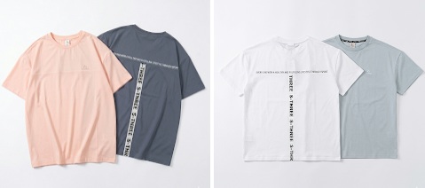【S-3】レディース　バックテープ半袖Tシャツ　18枚入 1003699831
