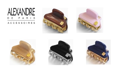 【ALEXANDRE DE PARIS】アレクサンドル ドゥ パリ　PINCE VENDOME PEPITE - MICRO　ヘアクリップ　XS　全5色　1個から購入可能！ ICCXS-14338-02