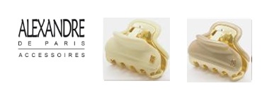 【 ALEXANDRE DE PARIS】アレクサンドル ドゥ パリ　PINCE VENDOME TRESOR - SMALL　　ヘアクリップ　XS　全2色　1個から購入可能！ ICC45-14339-02