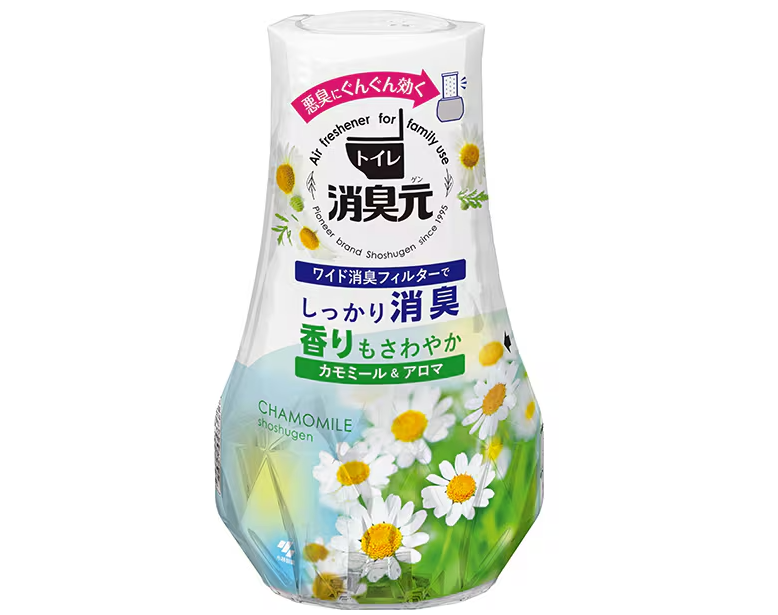 トイレの消臭元 トイレ用 カモミール＆アロマの香り 消臭剤 400ml ７５個入り 小林製薬