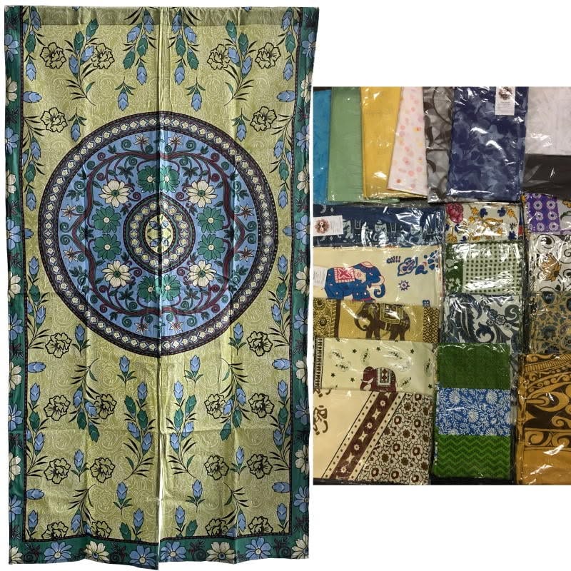 インドエスニック　のれん（85×150ｃｍ）アソートこみこみ50枚セット