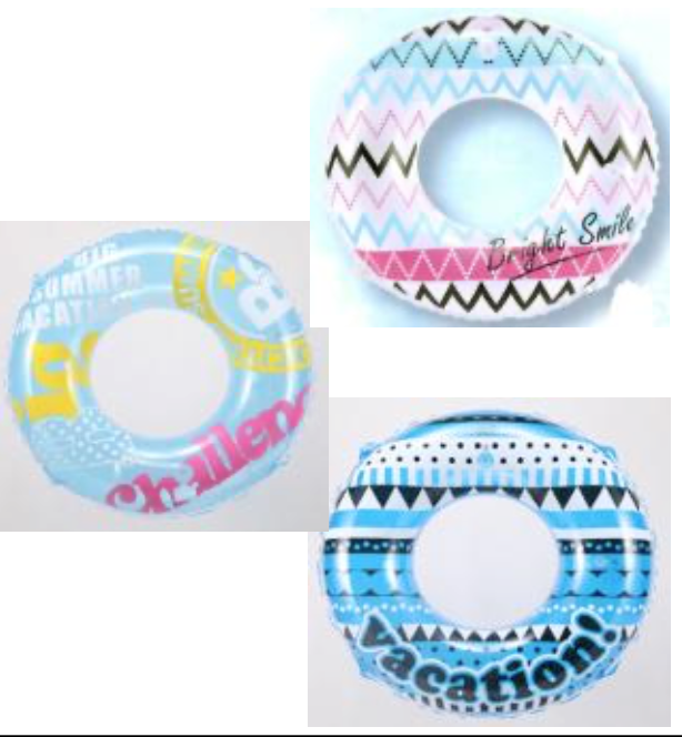 浮き輪　3サイズ　18個入  33TG21