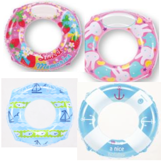 浮き輪　２サイズ（小）　48個入  35YG31