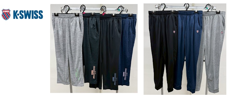 【KSWISS】レディース　杢天竺　7分丈/アンクル　パンツ　12枚入 1003875061・1003875031