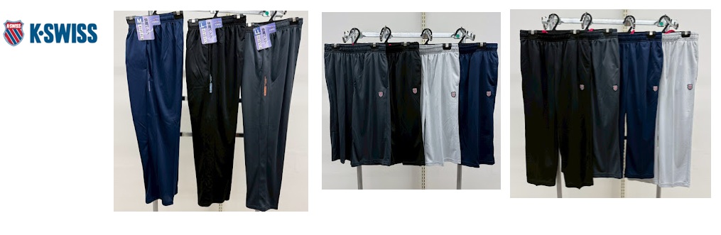 【KSWISS】レディース　ハニカム　ロング/ハーフ/7分丈　パンツ　12枚入 1003875071・1003875051・1003875041
