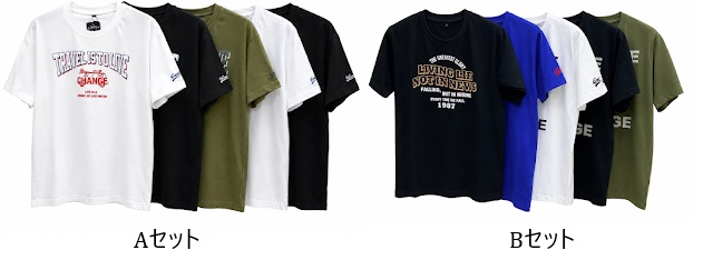 レディース　デザインTシャツ260ｇ　3型アソート　A/B　17枚入 1003523071・1003523081