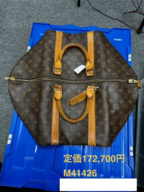 ヴィトンが気絶安！！　中古 ユーズド LOUIS VUITTON ルイヴィトン ヴィンテージ キーポル50 バッグ モノグラム M41426