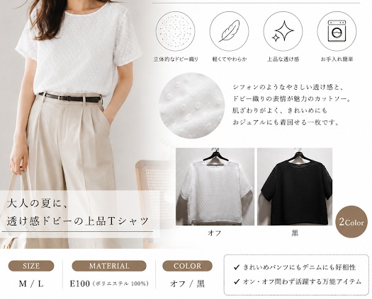レデース　シフォンカットドビーインナー　12枚入 1004131421