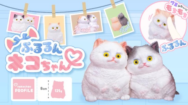 ぷるるんネコちゃん　全2種アソート　480個入り 4796