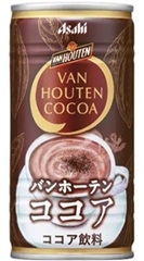 アサヒ飲料 バンホーテン　ココア缶　1800個入り 4514603385618