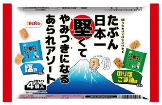 栗山米菓 　たぶん日本一堅くてやみつきになるあられアソート4袋　120個入り 4901336725864
