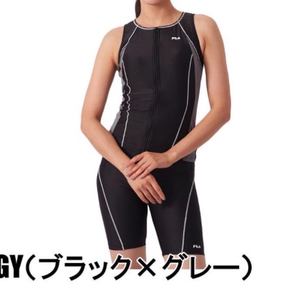 フィラ（FILA）　レディース　配色フルジップセパレート　タンキニ水着　20枚入り  313202-5