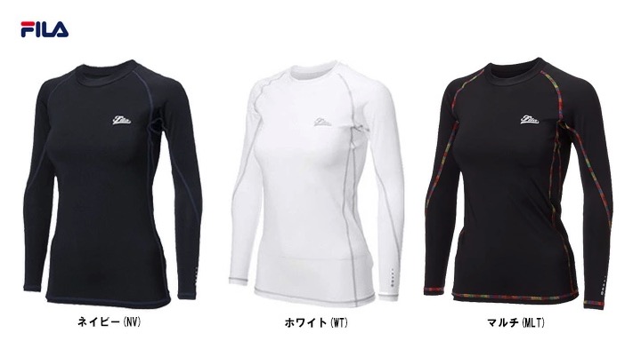 フィラ（FILA）　レディース　コンプレッショントップス　長袖　20枚入り  419402