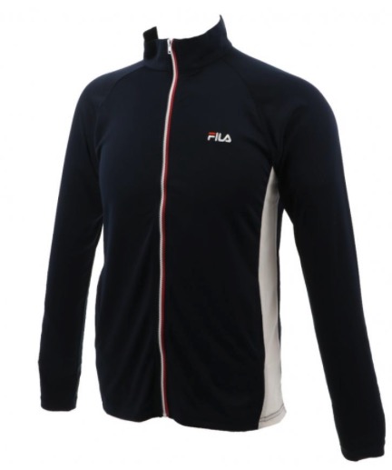 フィラ（FILA）　メンズ　マリン　ラッシュガード　無地フロント配色UVジャケット　20枚入り  426288