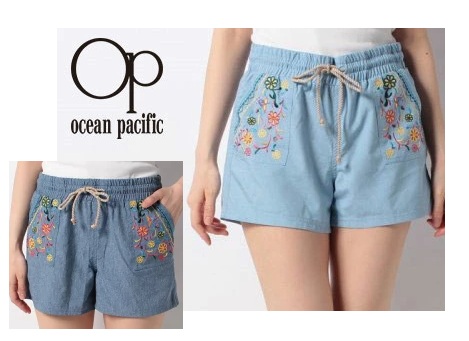 【OP】オーシャンパシフィック　レディース 水陸両用 　水着 ショートパンツ　全2色アソート　20枚入り 528411