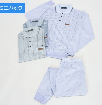 大寸　長袖前身プリントポロスーツ　4枚入り