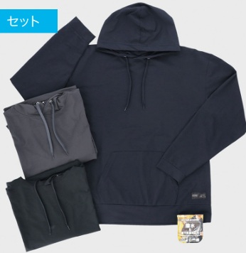 撥水ストレッチプルパーカー　10枚入り 474345