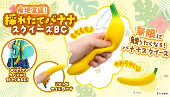 産地直送！採れたてバナナスクイーズBC　192個入