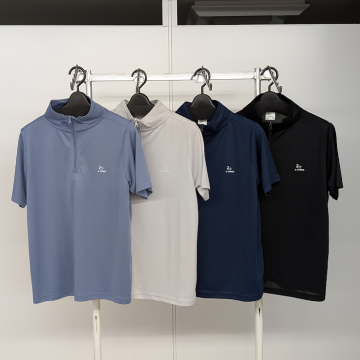 レディス　【S-3】COOLメッシュハーフジップTシャツ　20枚入り