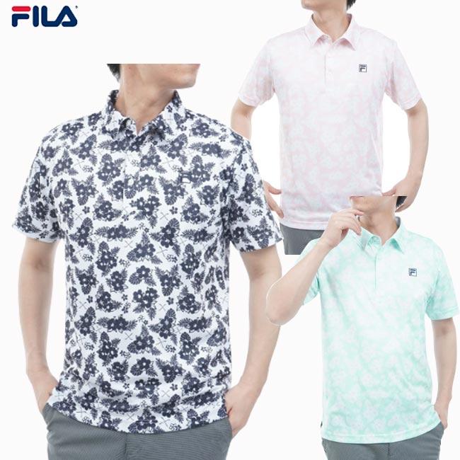 【FILA GOLF】フィラ　メンズ　総柄半袖シャツ　20枚入り