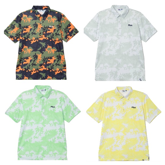 【FILA GOLF】フィラ　メンズ　総柄ポロ　20枚入り