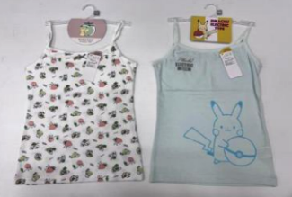 【ポケモン】1380円上代女児カップ付きキャミ　40枚入り