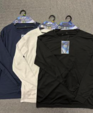 吸水速乾ドライポケ付き長袖インナー　40枚入り