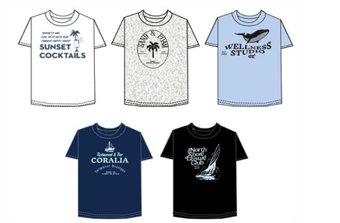 C100天竺プリント半袖Tシャツ　30枚入り