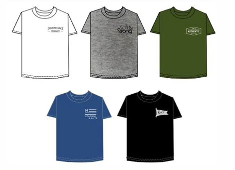 C100天竺プリント半袖Tシャツ　30枚入り