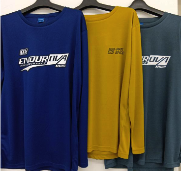 DRYメッシュ　長袖プリントT　24枚入り