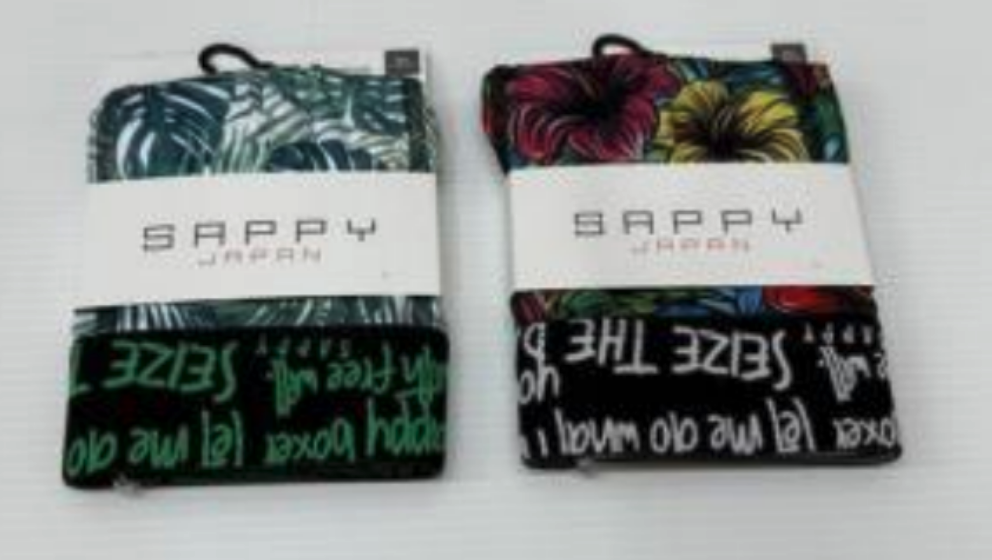 【SAPPY】紳士派手柄プリントボクサー（トロピカル）　48枚入り