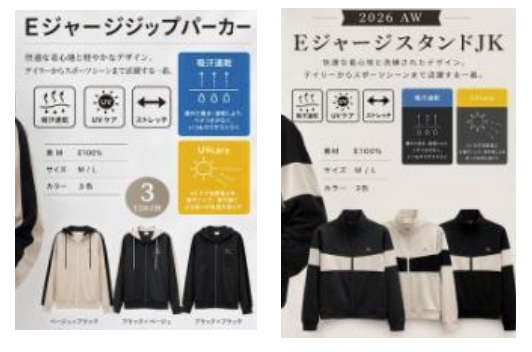 S3　Eジャージ　フルジップパーカー/スタンドジャケット　12枚入り