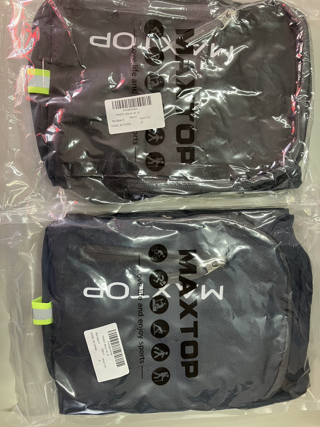 MAX TOP　バッグパック　MH001　ブラック　ネイビー　計２１個　１セット限定！