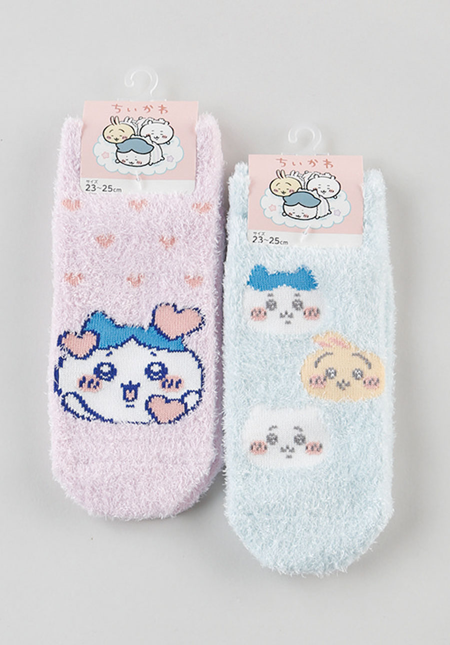 売れてます！！婦人ちいかわモールソックス1P　23-25cm　40足入り　4柄アソート　1003904571