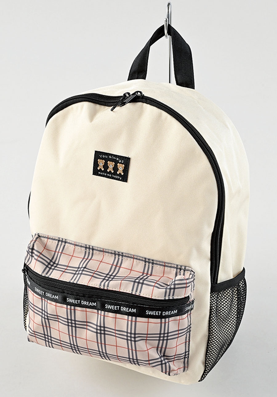 値下げ！！チェックポケリュック　8個入り