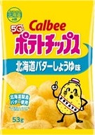 カルビー ポテトチップス北海道バターしょうゆ味　120個入り