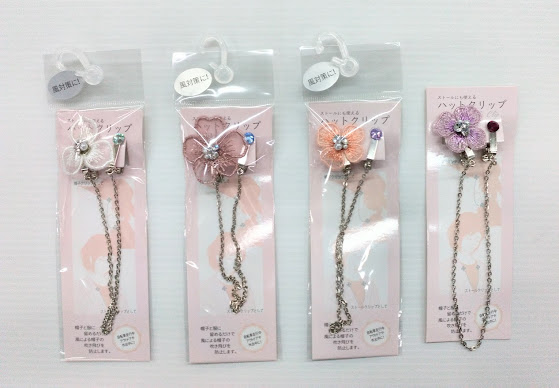 ハットクリップお花レース　12個入り