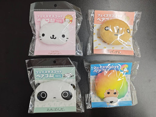 キャラクターマスコットヘアクリップ　24個入り
