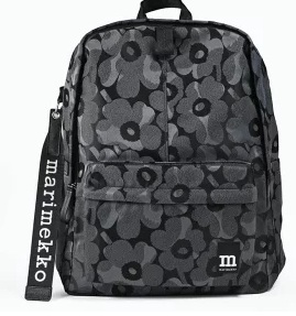 【10/1価格改定前に！】marimekko　Zip Top Backpack Unikko backpack　シリュック　 1個から購入可能！
