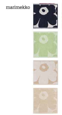 【10/1価格改定前に！】marimekko　UNIKKO MINI TOWEL　タオル 1枚から購入可能！