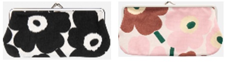 【10/1価格改定前に！】marimekko　SILMALASI KUKKARO　 がま口 ポーチ　1個から購入可能！
